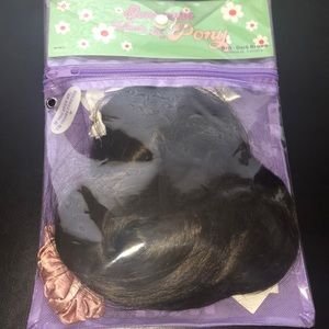 Insert name here ponytail dark brown